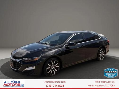 Mosaic Black Metallic 2021 Chevrolet Malibu FWD RS