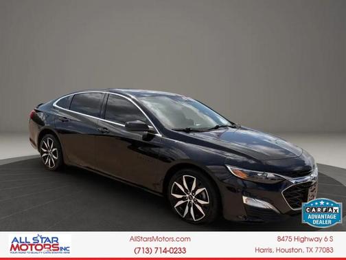 Mosaic Black Metallic 2021 Chevrolet Malibu FWD RS