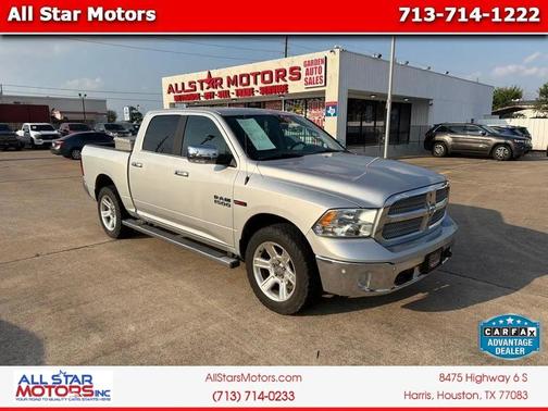 Bright Silver Metallic Clearcoat 2017 RAM 1500 Lone Star