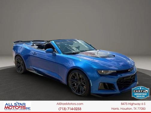 Blue 2018 Chevrolet Camaro ZL1