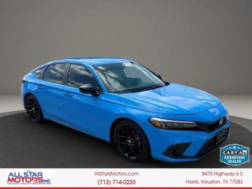Boost Blue Pearl 2024 Honda Civic Sport