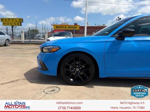 Boost Blue Pearl 2024 Honda Civic Sport