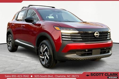 Gun Metallic/Scarlet Ember Tintcoat 2026 Nissan Kicks SV
