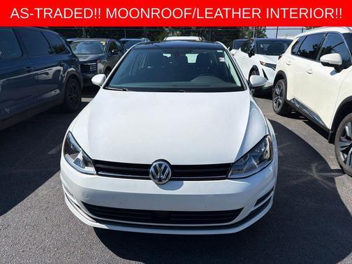 Pure White 2017 Volkswagen Golf TSI Wolfsburg Edition 4-Door