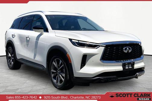 Majestic White 2024 INFINITI QX60 Luxe