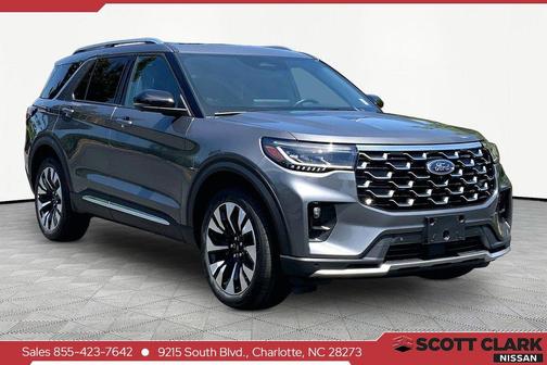CARBONIZED GRAY METALLIC 2025 Ford Explorer Platinum