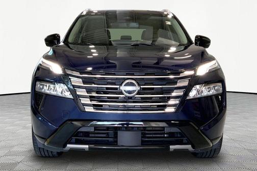 Deep Ocean Blue Pearl/Super Black 2024 Nissan Rogue Platinum
