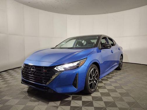 Electric Blue Metallic/Super Black 2025 Nissan Sentra SR