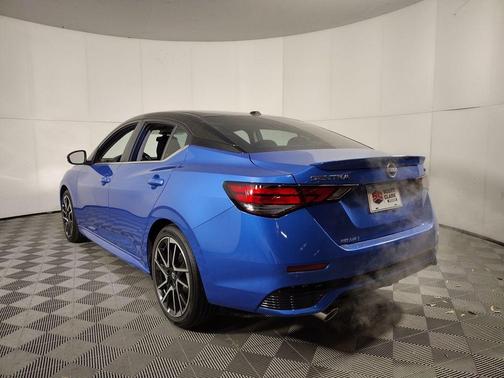 Electric Blue Metallic/Super Black 2025 Nissan Sentra SR