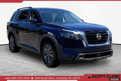 Deep Ocean Blue Pearl 2025 Nissan Pathfinder SV 4WD