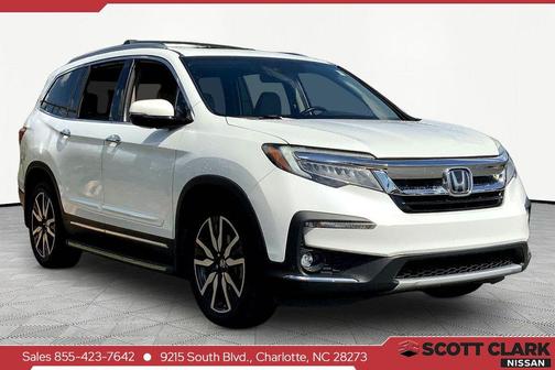 Platinum White Pearl 2020 Honda Pilot Touring 8-Passenger