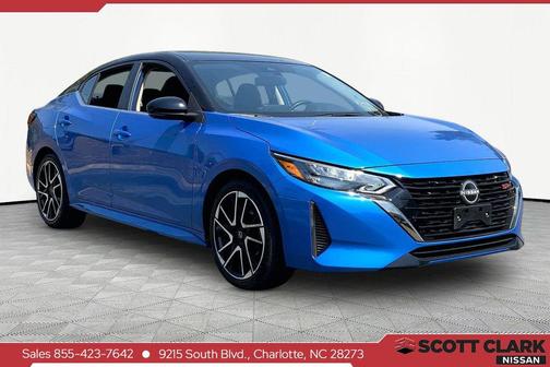 Electric Blue Metallic/Super Black 2024 Nissan Sentra SR