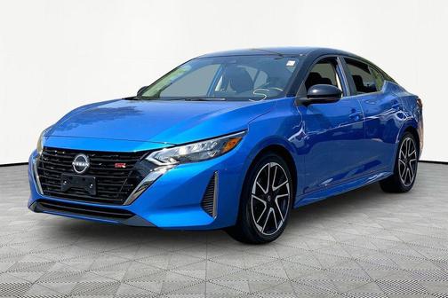 Electric Blue Metallic/Super Black 2024 Nissan Sentra SR