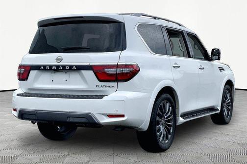 Aspen White Tricoat 2023 Nissan Armada Platinum 4WD