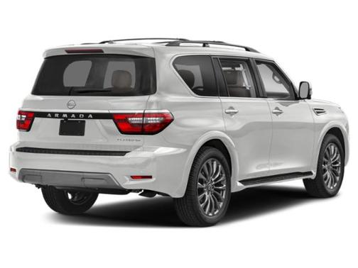 Aspen White Tricoat 2023 Nissan Armada Platinum 4WD