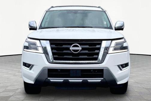 Aspen White Tricoat 2023 Nissan Armada Platinum 4WD