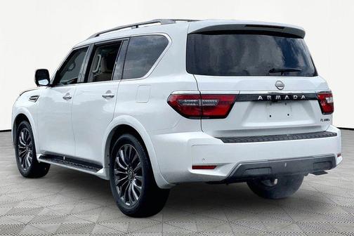 Aspen White Tricoat 2023 Nissan Armada Platinum 4WD
