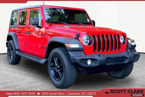 Firecracker Red Clearcoat 2022 Jeep Wrangler Unlimited Sport Altitude