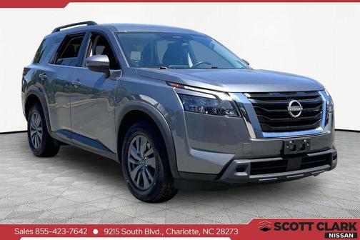 Gun Metallic 2025 Nissan Pathfinder SV 4WD