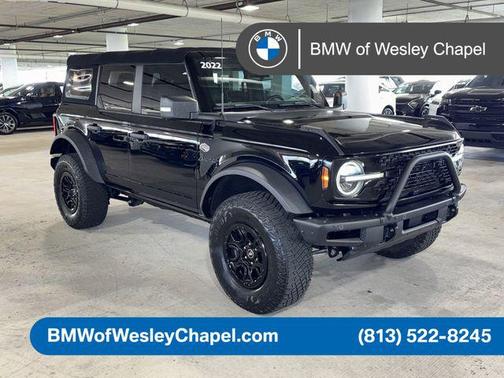 Shadow Black 2022 Ford Bronco Wildtrak
