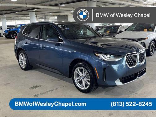 Arctic Race Blue Metallic 2025 BMW X3 30 xDrive