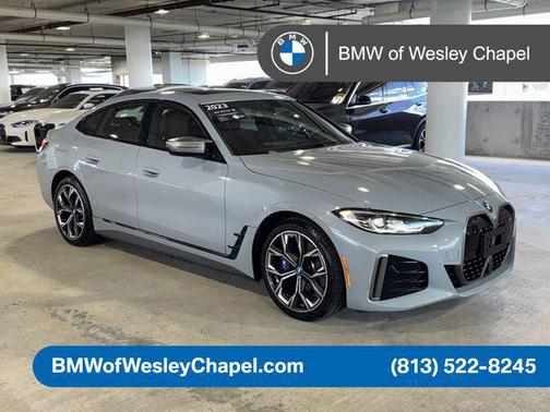 Brooklyn Grey Metallic 2023 BMW i4 Gran Coupe M50