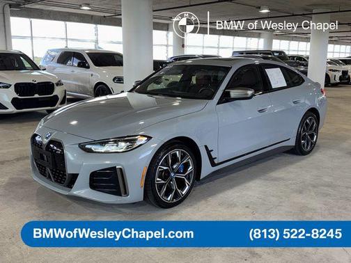 Brooklyn Grey Metallic 2023 BMW i4 Gran Coupe M50