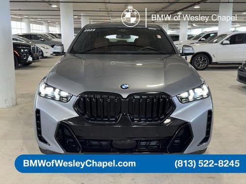 Skyscraper Grey Metallic 2025 BMW X6 xDrive40i