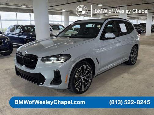 Gray Metallic 2022 BMW X3 sDrive30i