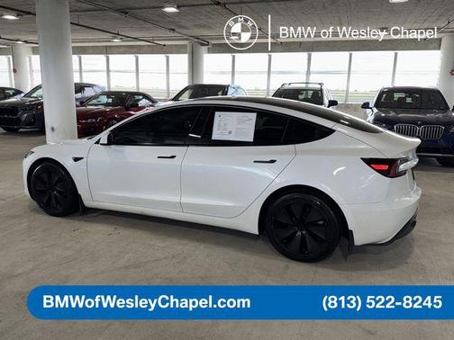 Pearl White Multi-Coat 2024 Tesla Model 3 Long Range