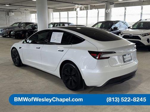 Pearl White Multi-Coat 2024 Tesla Model 3 Long Range