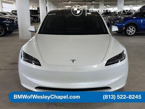 Pearl White Multi-Coat 2024 Tesla Model 3 Long Range