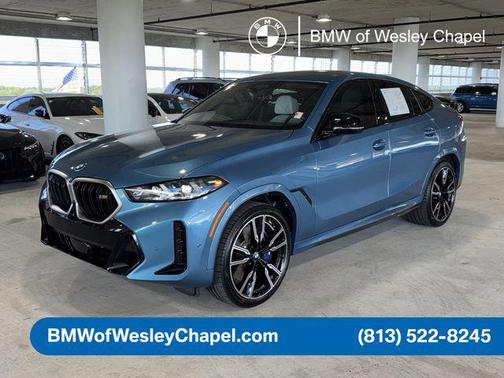 Tanzanite Blue II Metallic 2024 BMW X6 M60i