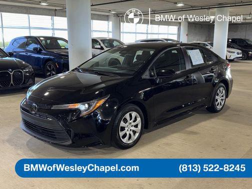 Midnight Black Metallic 2025 Toyota Corolla LE