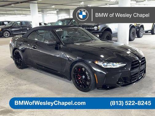 Black Sapphire Metallic 2022 BMW M4 Competition xDrive