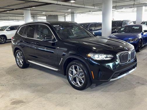Black Sapphire Metallic 2024 BMW X3 sDrive30i