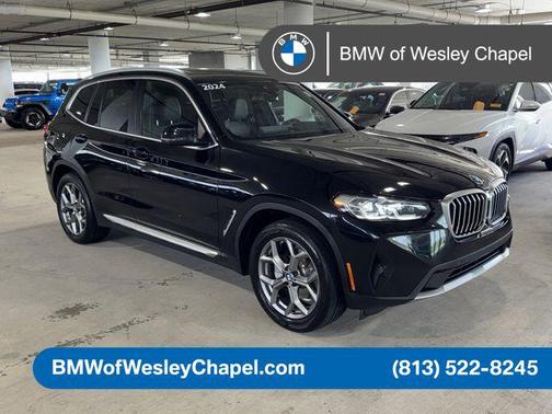 Black Sapphire Metallic 2024 BMW X3 sDrive30i