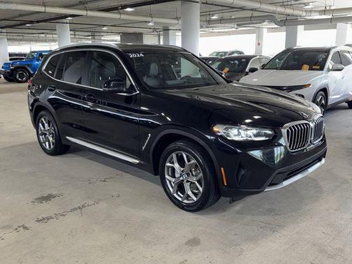 Black Sapphire Metallic 2024 BMW X3 sDrive30i