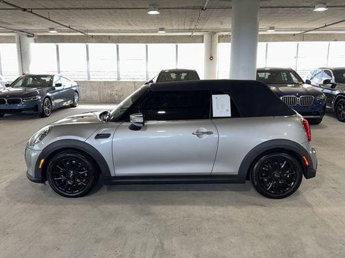 Silver 2023 MINI Convertible Cooper