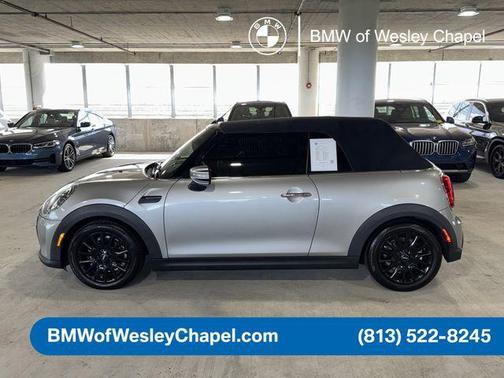 Silver 2023 MINI Convertible Cooper