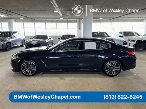 Carbon Black Metallic 2022 BMW M850 Gran Coupe xDrive