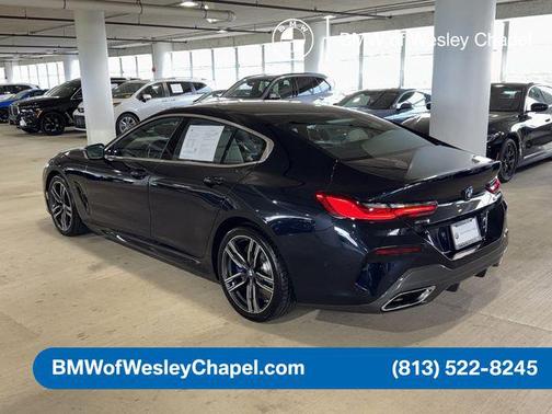 Carbon Black Metallic 2022 BMW M850 Gran Coupe xDrive