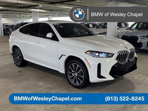 Alpine White 2024 BMW X6 xDrive40i
