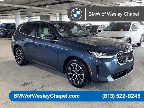 Blue Metallic 2025 BMW X3 30 xDrive