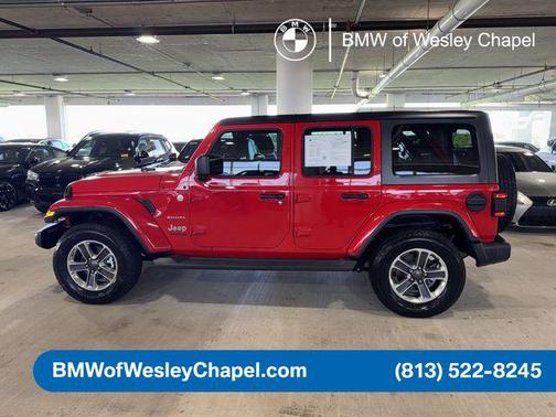 Firecracker Red Clearcoat 2018 Jeep Wrangler Unlimited Sahara