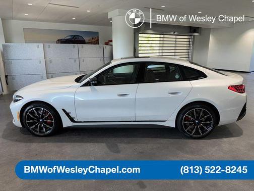 Mineral White Metallic 2026 BMW i4 Gran Coupe M60