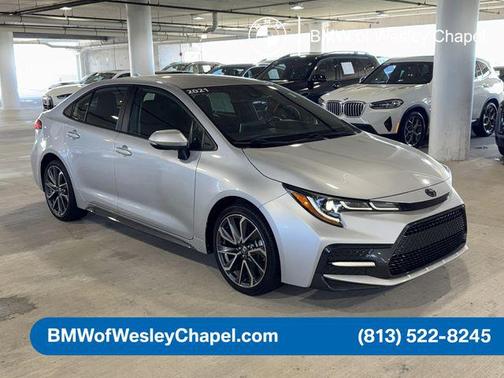 Classic Silver Metallic 2021 Toyota Corolla SE