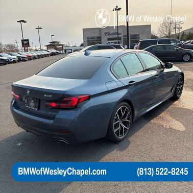 Arctic Race Blue Metallic 2023 BMW 540 i