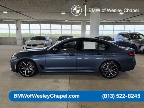 Arctic Race Blue Metallic 2023 BMW 540 i