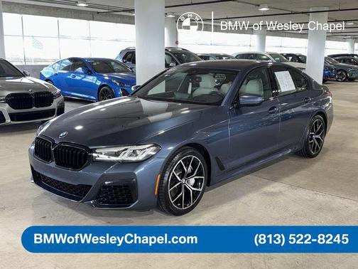 Arctic Race Blue Metallic 2023 BMW 540 i
